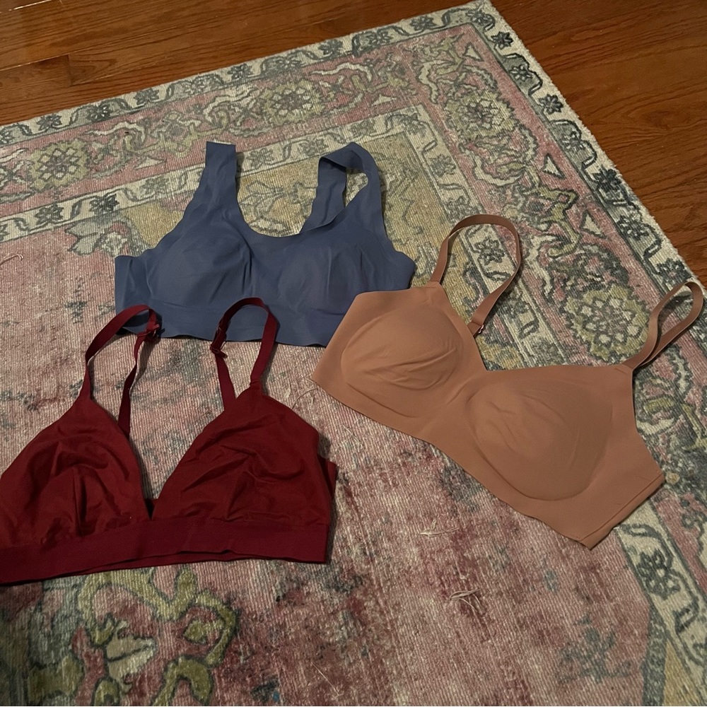 Lot of Aerie Real Free bralettes
